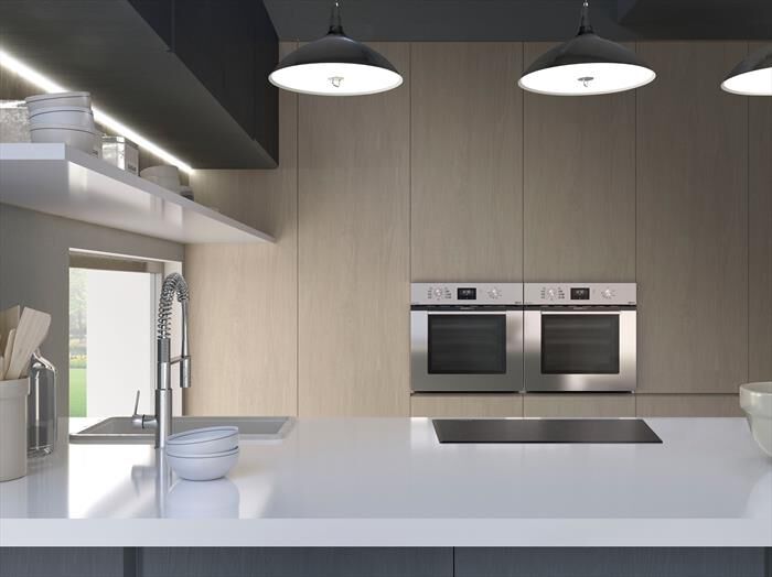 GLEM GAS - Forno incasso elettrico GFU98IX-S6V3 Classe A-Acciaio Satinato