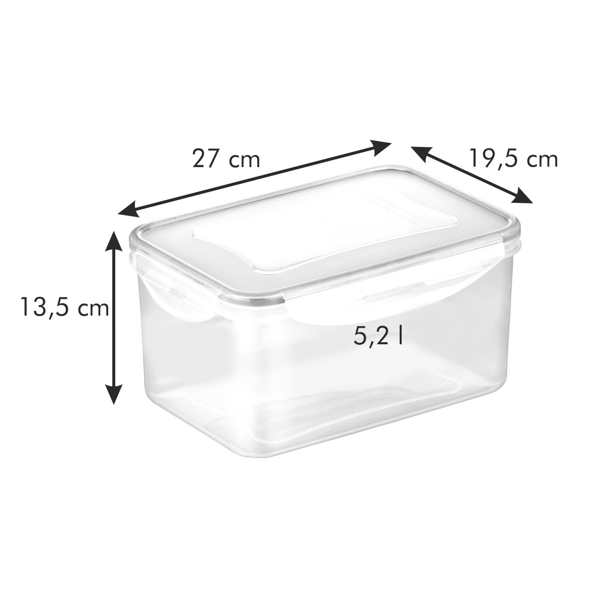 Dóza FRESHBOX 5,2 l, hluboká