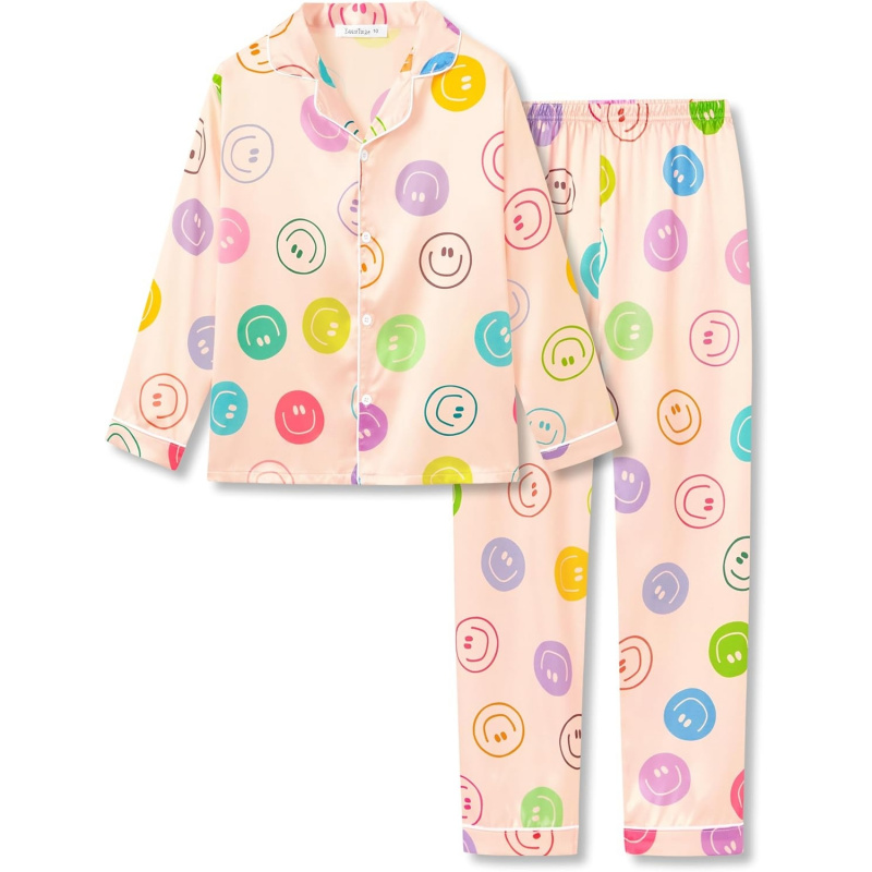 Silky Satin Pajama Long Sleeves Set
