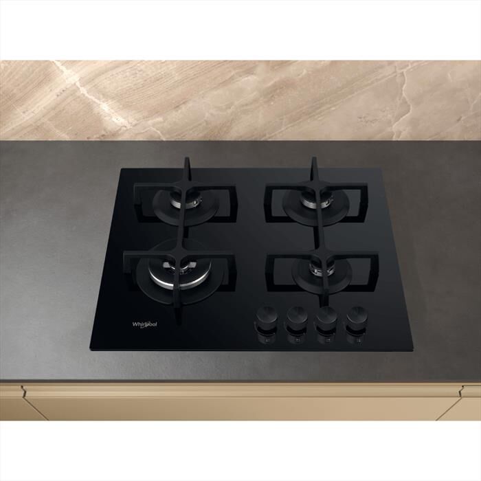 WHIRLPOOL - Piano cottura a gas GOA 6423/NB1 59 cm-Nero
