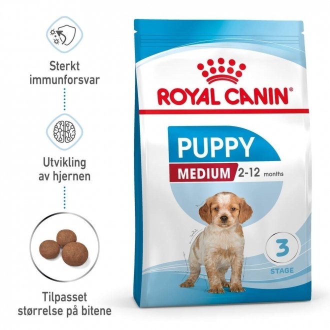 Royal Canin Medium Puppy tørrfôr til valp