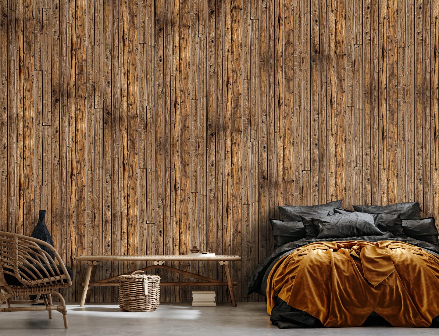 Old Boards 3D Wallpaper (Imitation) - 10 m