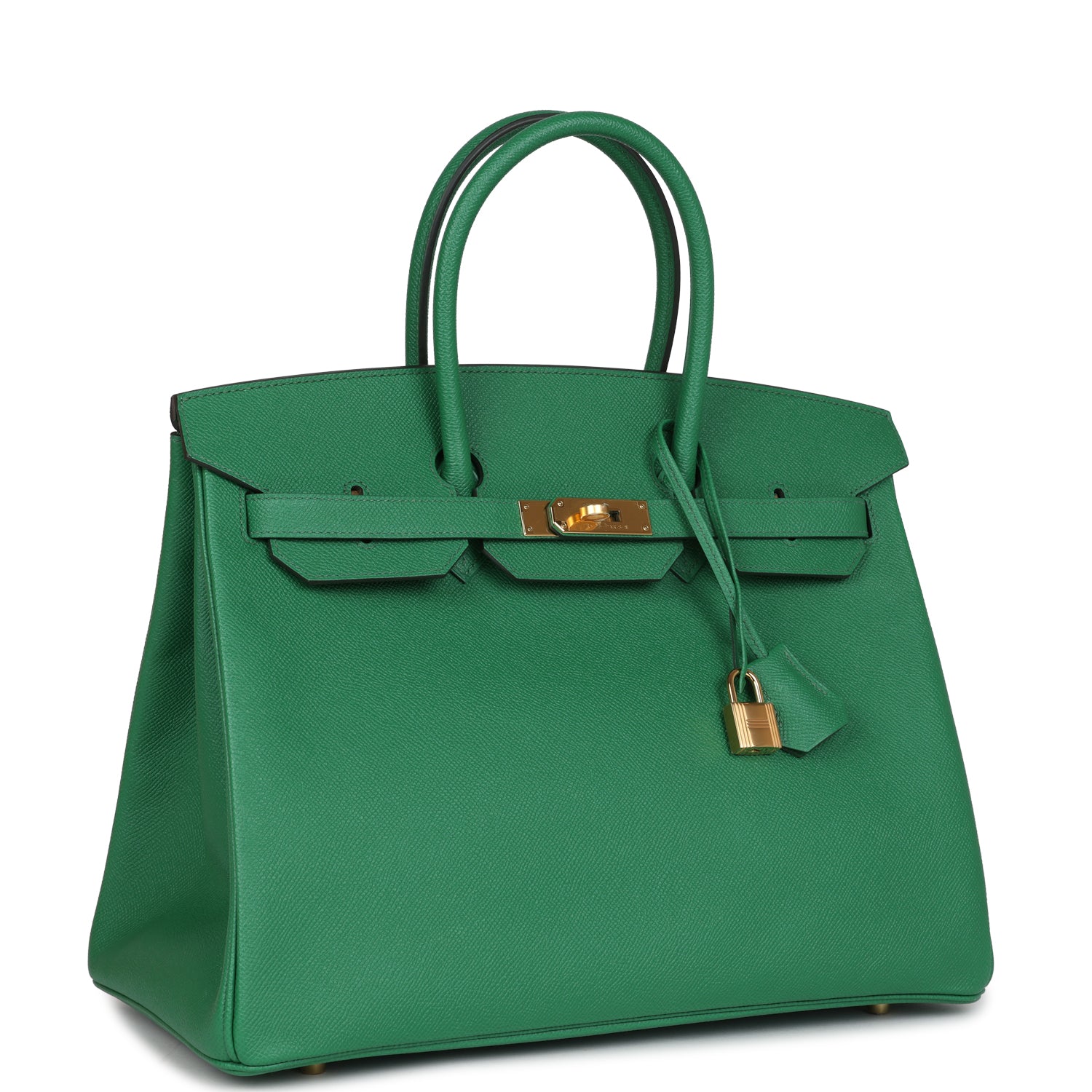 Birkin 35 Cactus Epsom Gold Hardware