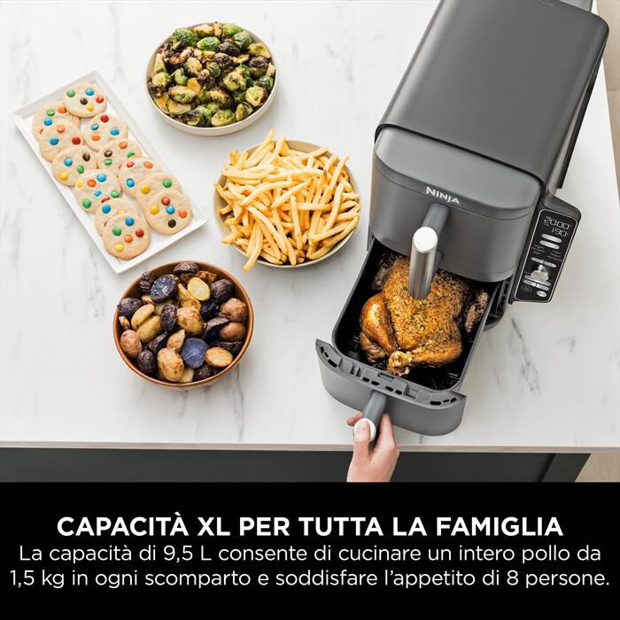 NINJA - FRIGGITRICE AD ARIA 9,5 LT SL400EU-Grigio