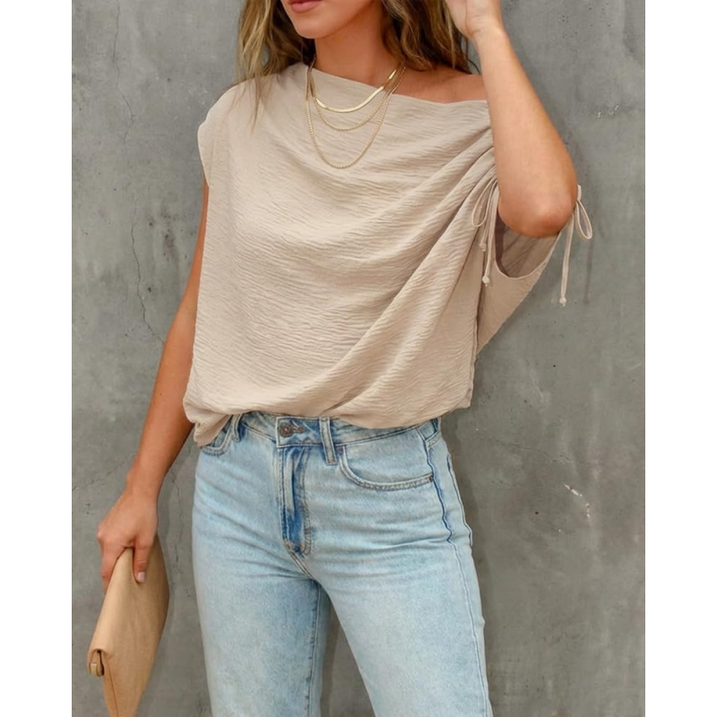 Shoulder Tops for Women Summer