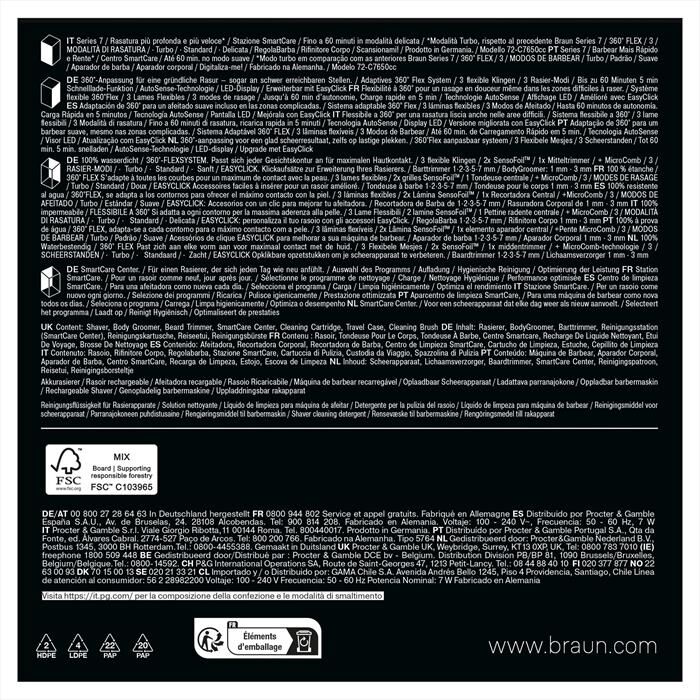 BRAUN - Rasoio SERIES 7 72-C7650CC-ORO