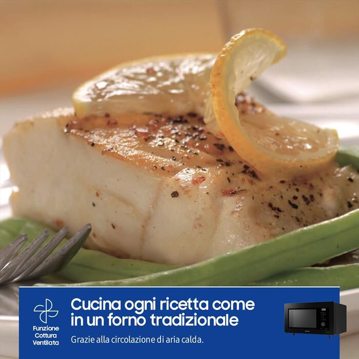 SAMSUNG - Forno microonde MC32DG7646KKE1-VETRO NERO