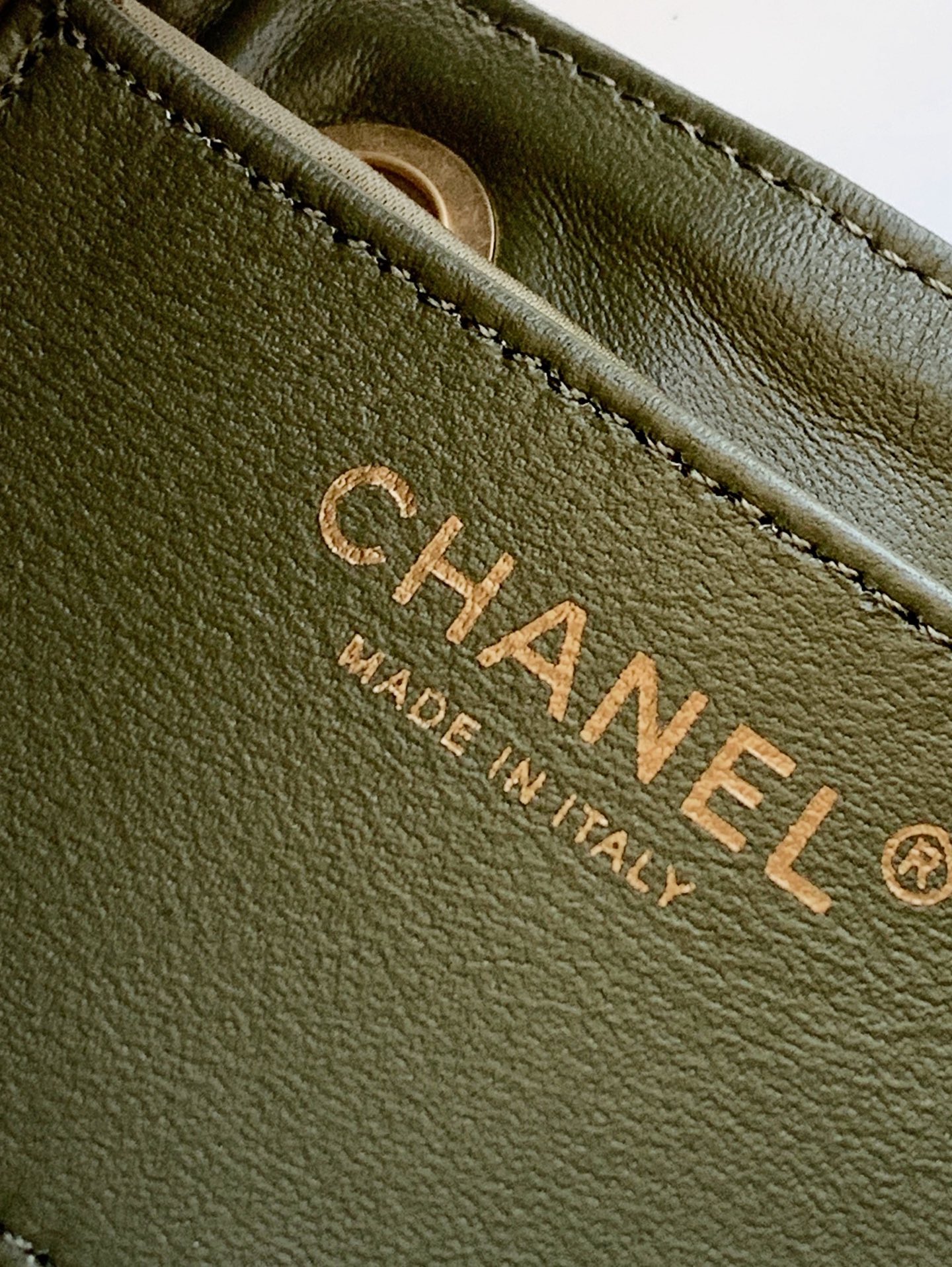 25 Bag Small Hobo in Olive Green Suede with Gold-Tone Hardware - Mocuir