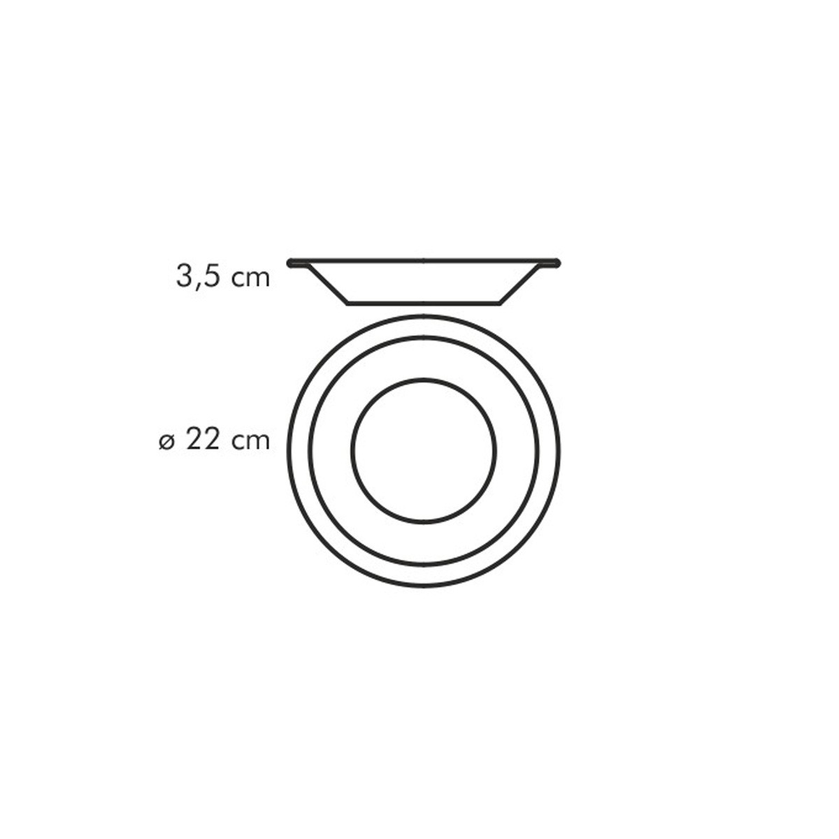Hluboký talíř GUSTITO ø 22 cm