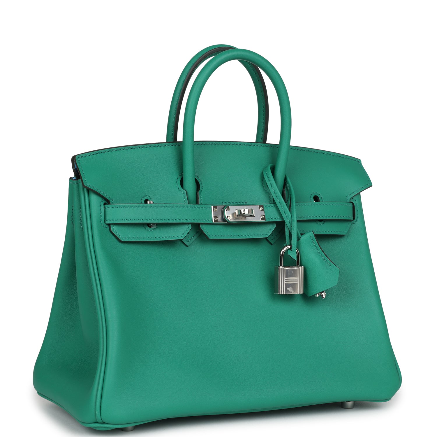 Birkin 25 Vert Vertigo Verso Swift Palladium Hardware