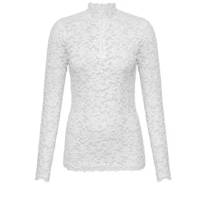 Ivory Elegance Button-Up‌