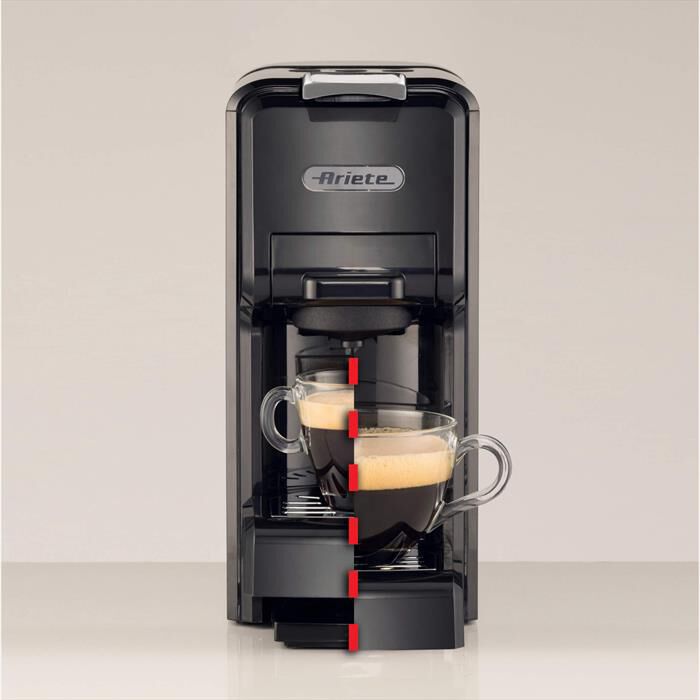 ARIETE - 1304/1 MACCHINA DA CAFF ESPRESSO A CASSETTI-Nero