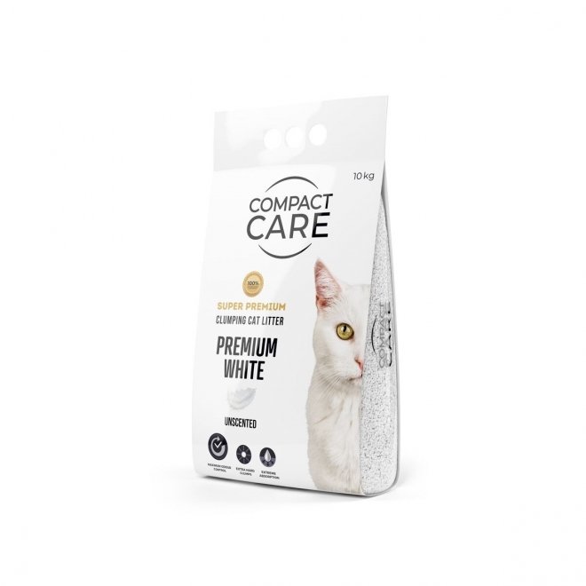 Compact Care Premium White Unscented, 10 kg