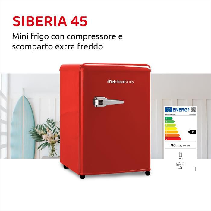 MELCHIONI FAMILY - SIBERIA 45 - ROSSO-Rosso / Metallo