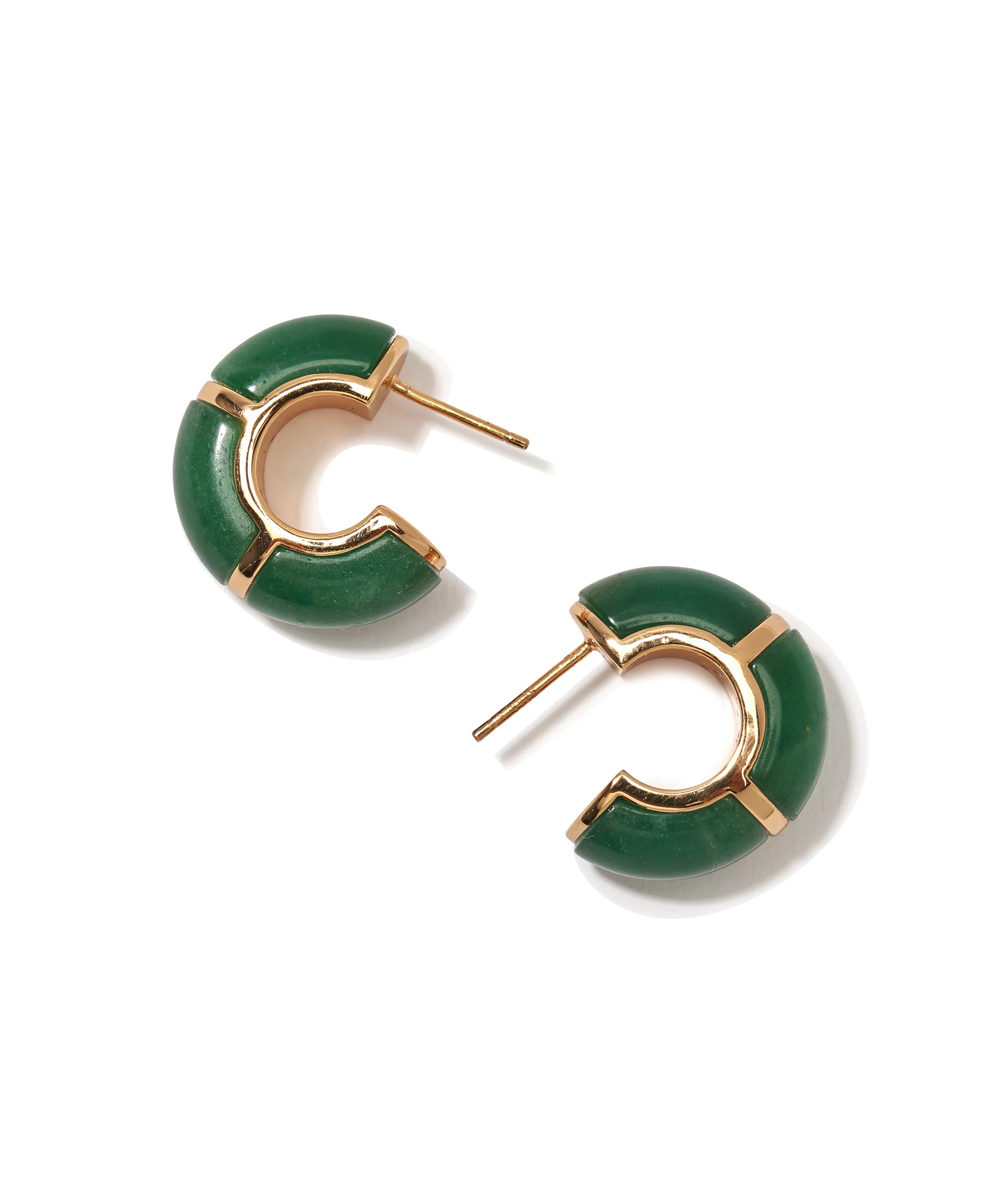 Zellige Hoops in Green Jade