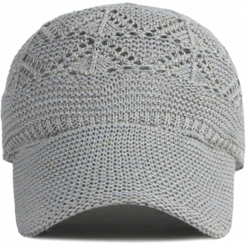Knit Mesh Baseball Cap for Women