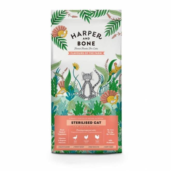 Harper and Bone Cat Sterilised Flavours Farm
