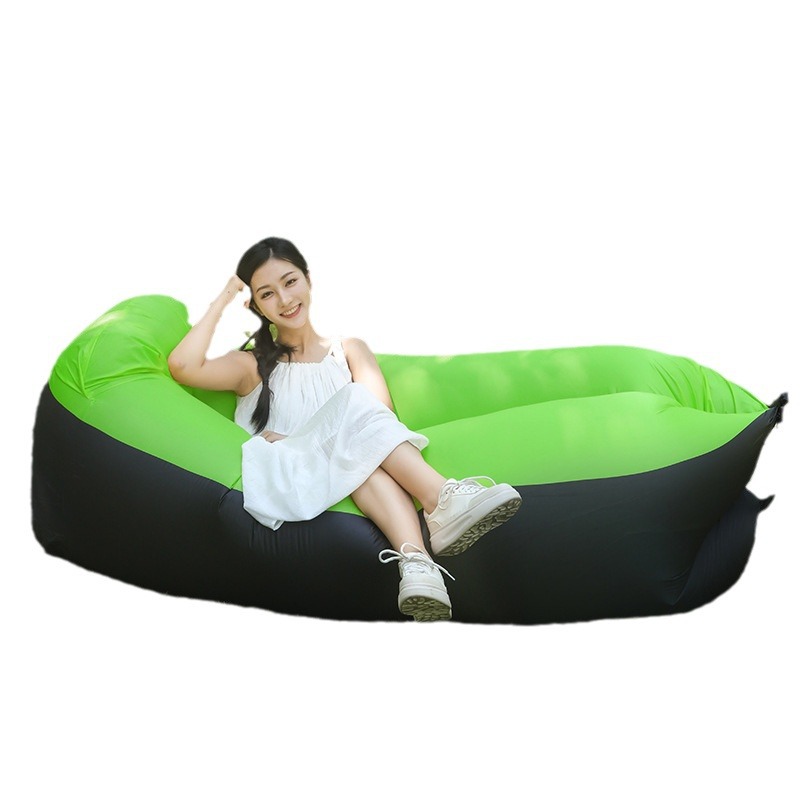 Outdoor Lazy Inflatable Sofa Air Mattress Nap Internet Popular Air Cushion Bed Folding Single Person Portable Camping Chair