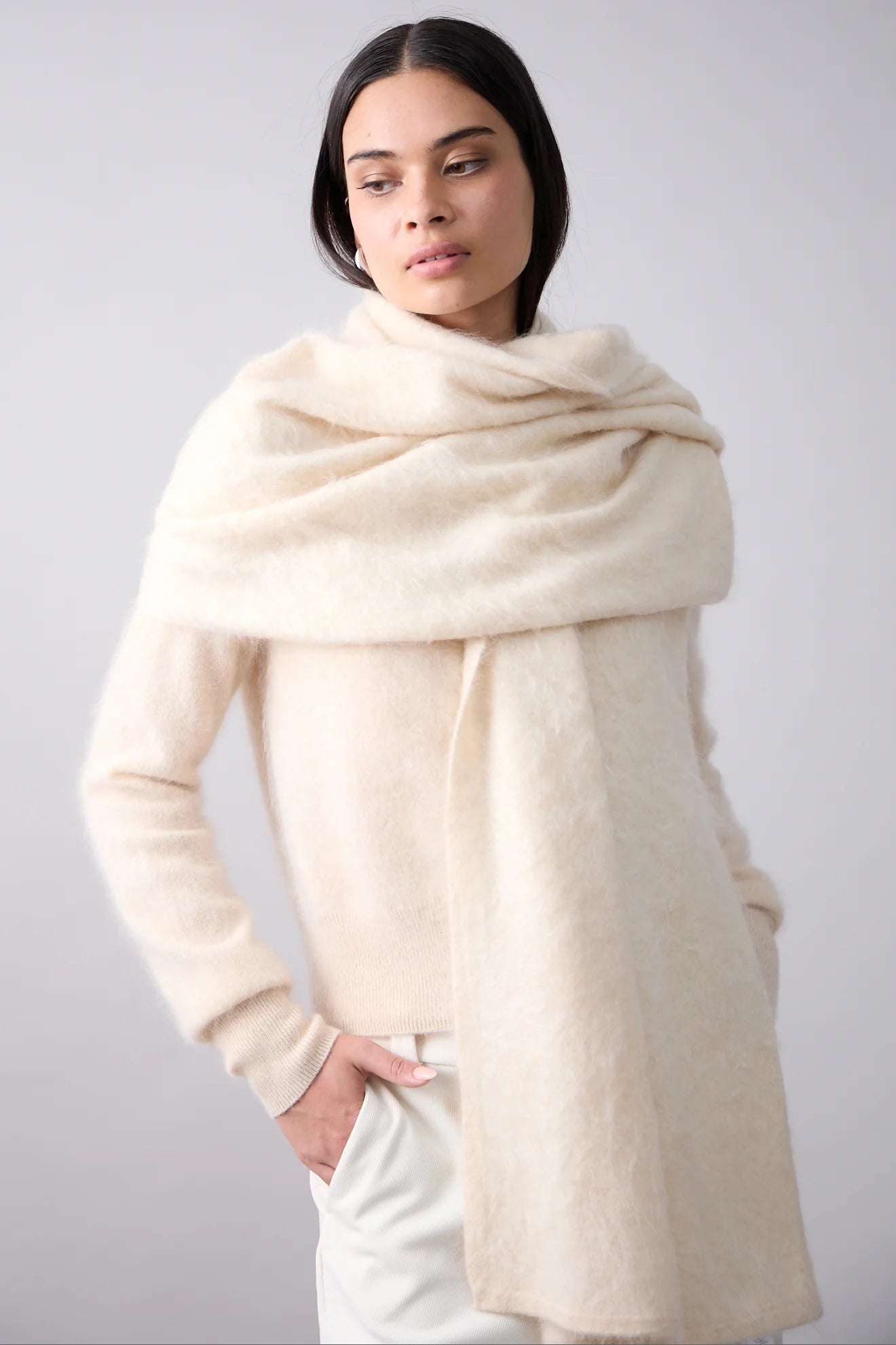 Cloud Toss Cashmere Shawl