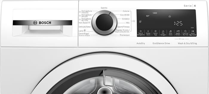 BOSCH - Lavasciuga WNA144V0IT 9/5 Kg Classe B-Bianco