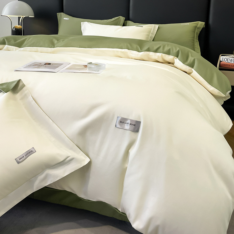 Four-piece cotton long-staple cotton spring and autumn cotton bedspread bedding high-grade bedspread