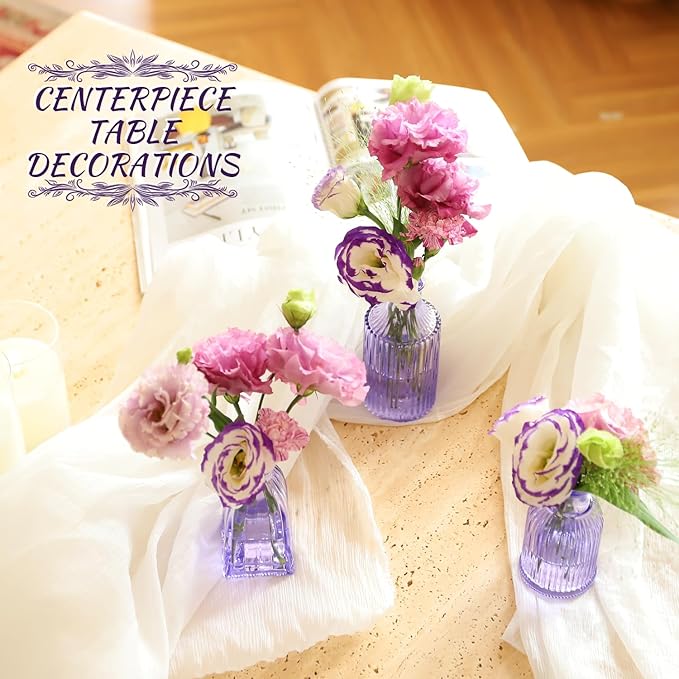 VASEA Glass Bud Vases Set of 12