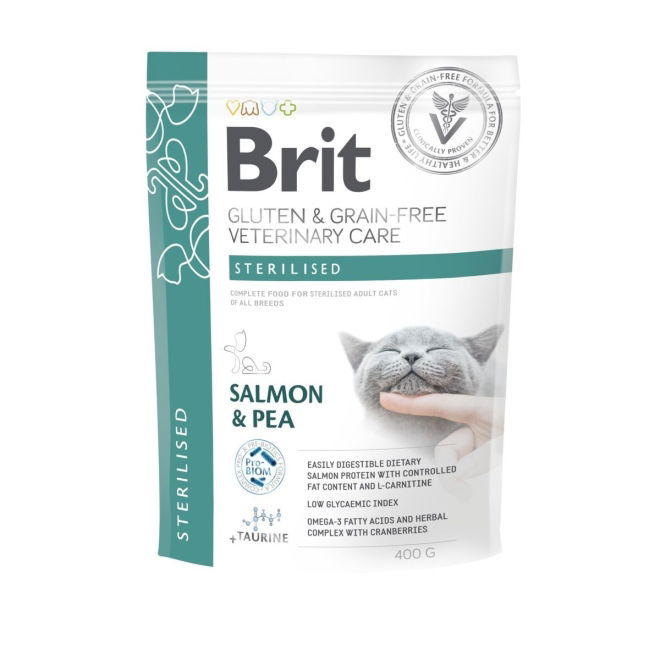Brit Veterinary Diet Cat Grain Free Care Sterilised