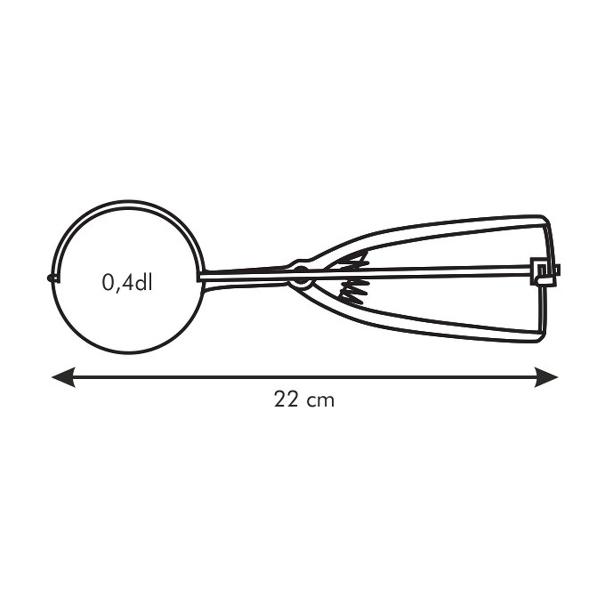 Mechanický porcovač PRESTO ø 5 cm