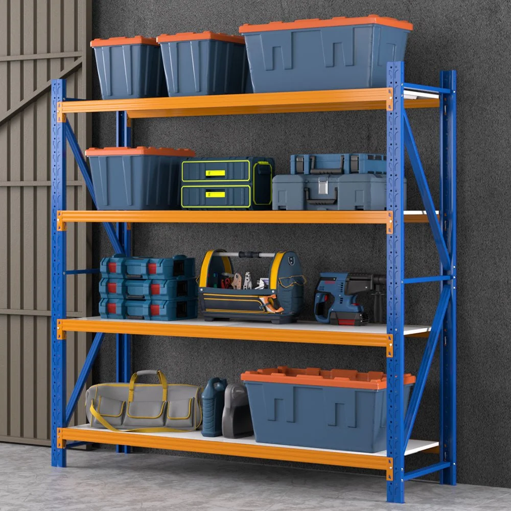 2Mx2M Heavy-Duty Garage Rack Adjustable Steel Shelving, 800kg Load Capacity
