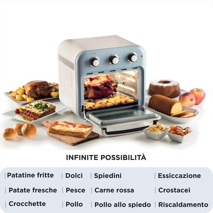 ARIETE - Friggitrice ad aria 4632-Celeste