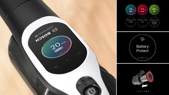 BOSCH - Aspirapolvere ricaricabile BCS1041WAC-Black,White