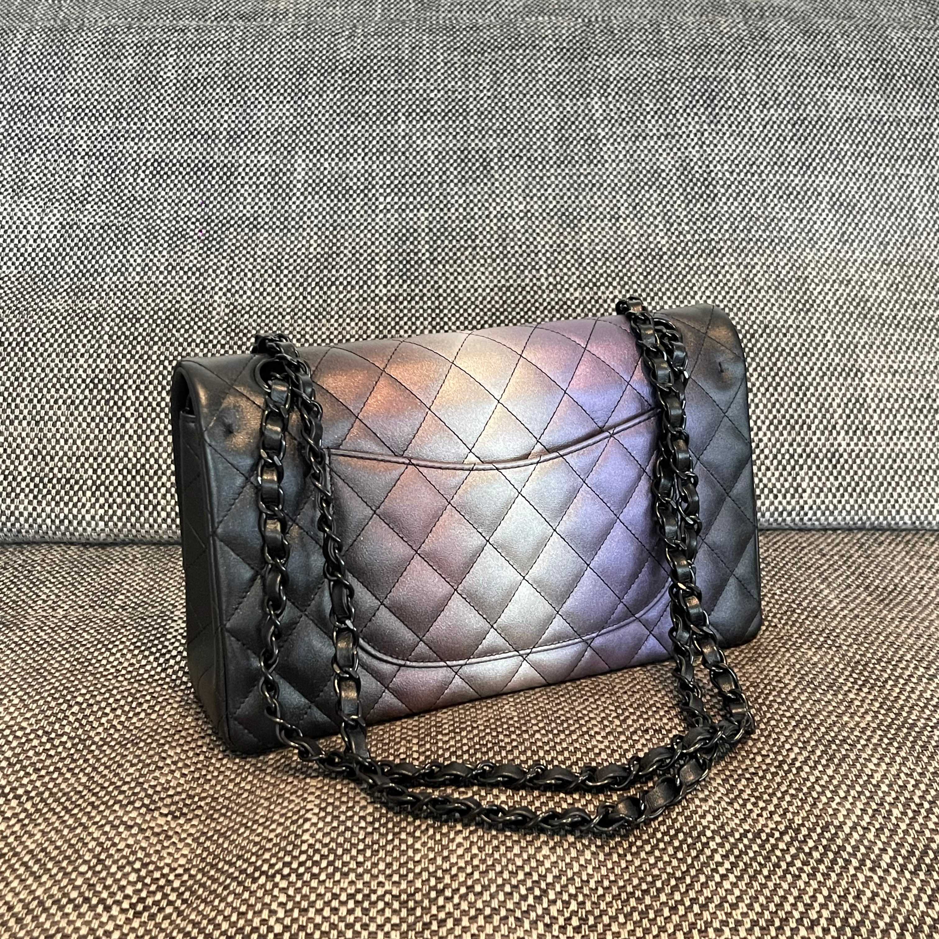 Classic Flap Bag（Gradient iridescent lambskin） - Mocuir