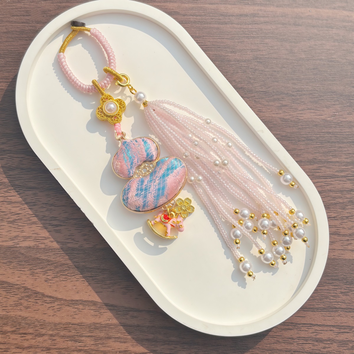 Chinese style embroidery gourd pendant decoration