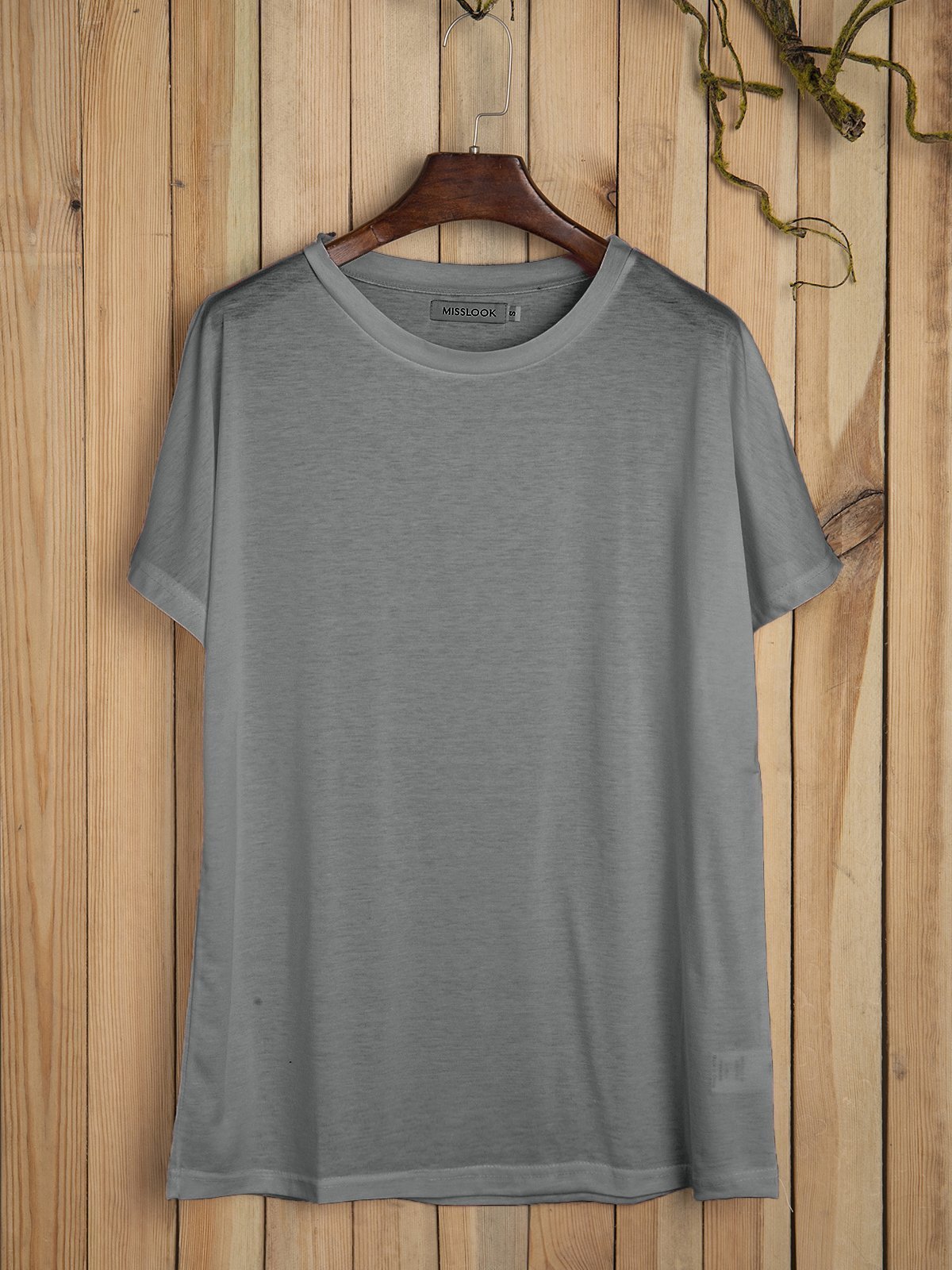 Casual Solid Shirts & Tops