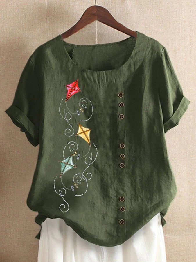 Printed Casual Top