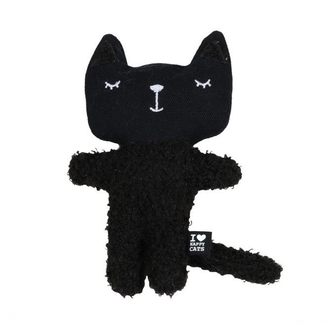 I Love Happy Cats Zeno Gjenfyllbar Katteleke, Svart