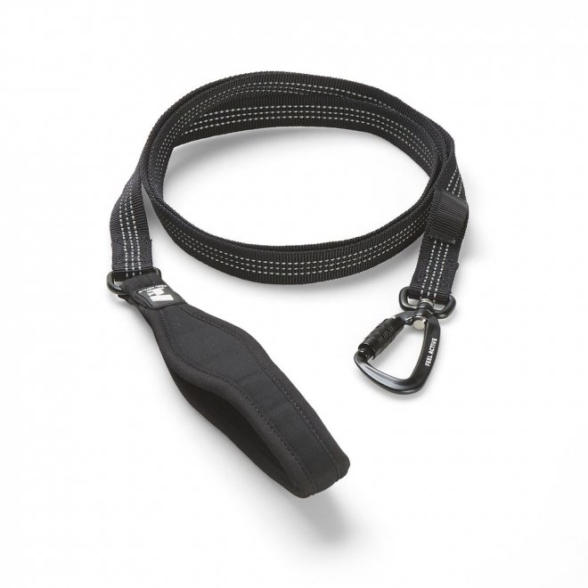 Feel Active Nylonbånd med karabin og neopren håndtak