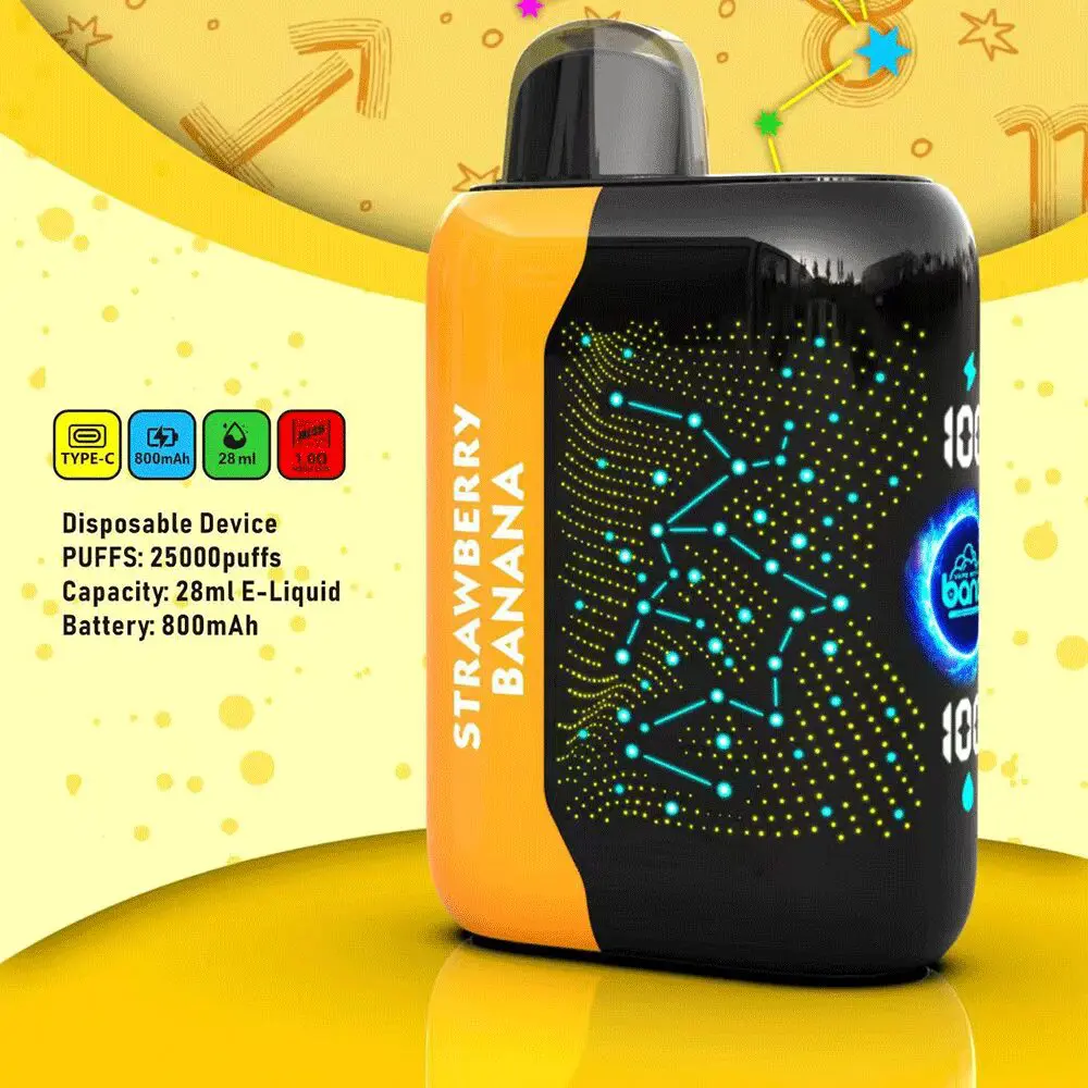 （3 pieces）Bang Starry 25000 25K Puffs Hottest LED Display Disposable Vape