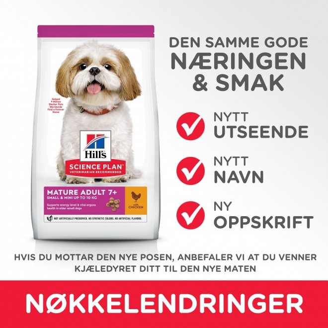 Hill's Science Plan Dog Mature 7+ Small & Mini