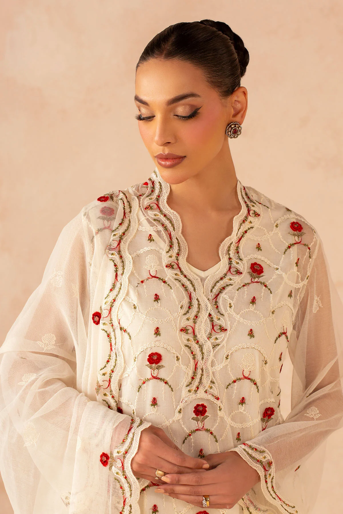 CHERRY NET | EMBROIDERED