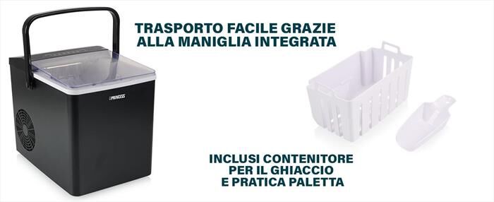 PRINCESS - 283098 - FABBRICATORE DI GHIACCIO-Nero / Plastica