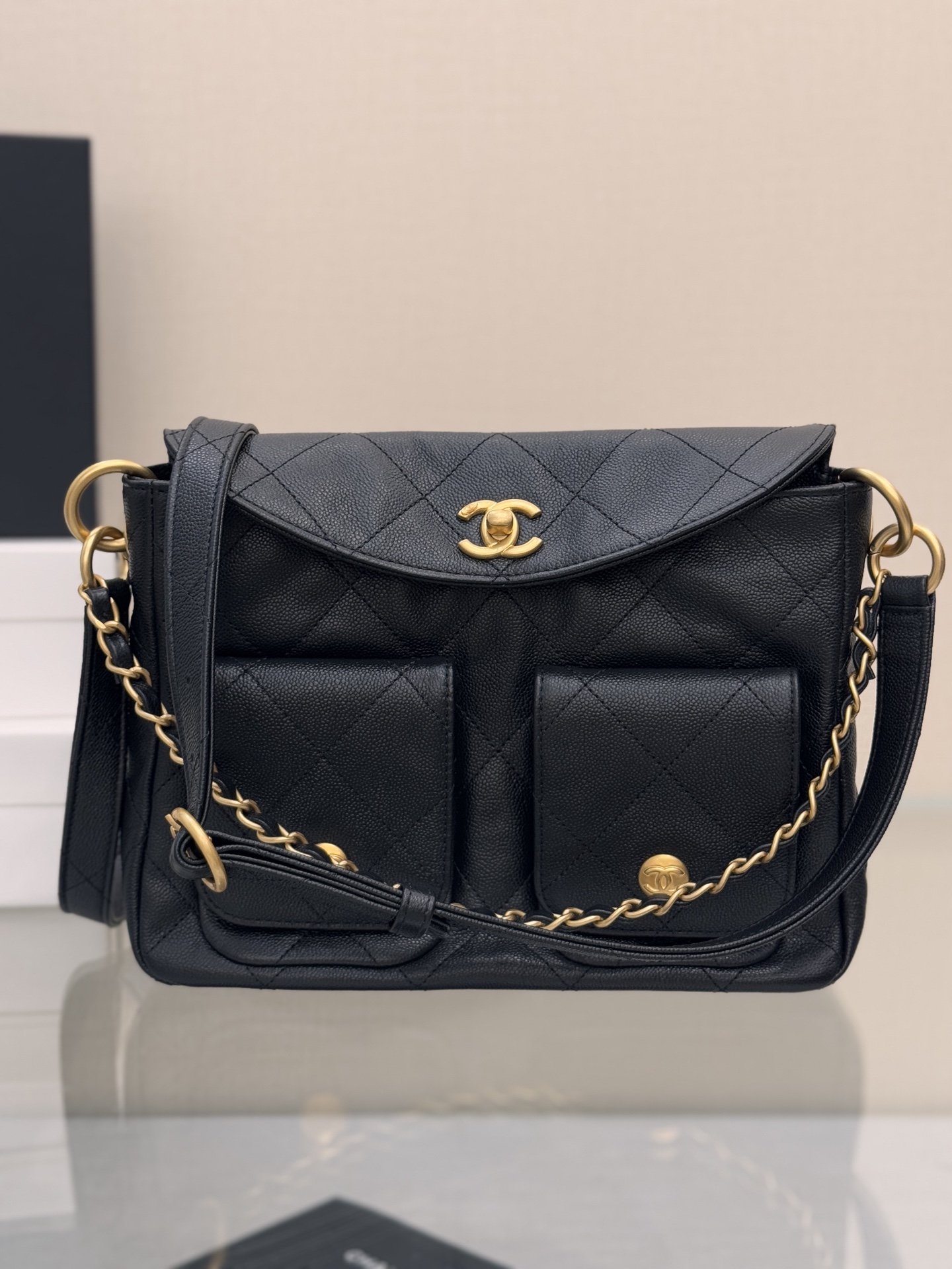 Double Pocket Hobo - Mocuir