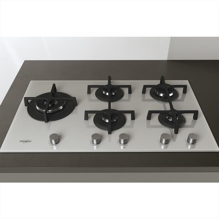 WHIRLPOOL - Piano cottura a gas ELEMENTS GOA 9523/WH 86cm-Bianco