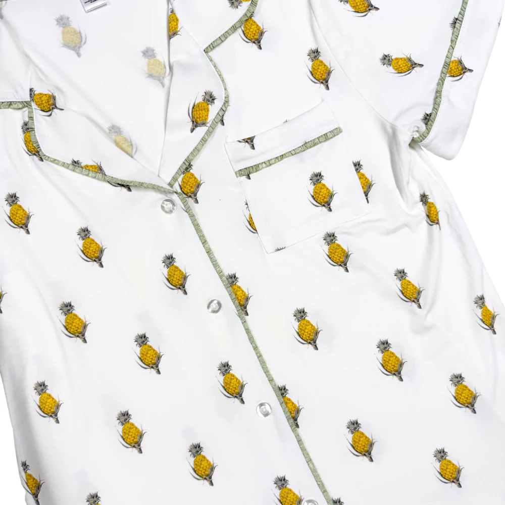 Aspen Dream Jolene Cropped Printed Pajama Set