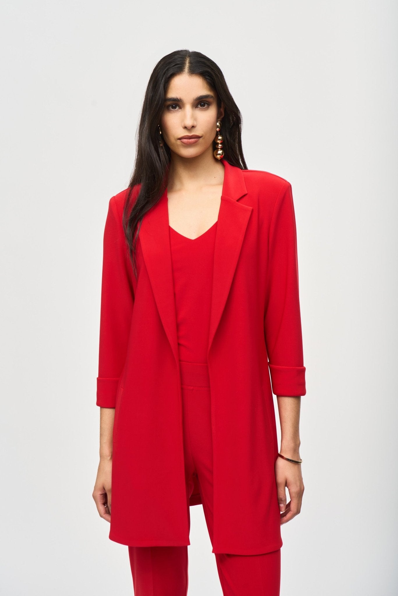 Knit Long Blazer Style