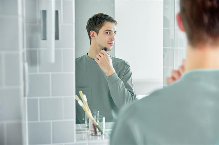 PANASONIC - Rasoio compatto 3 lame ES-CM3B-Nero/Silver