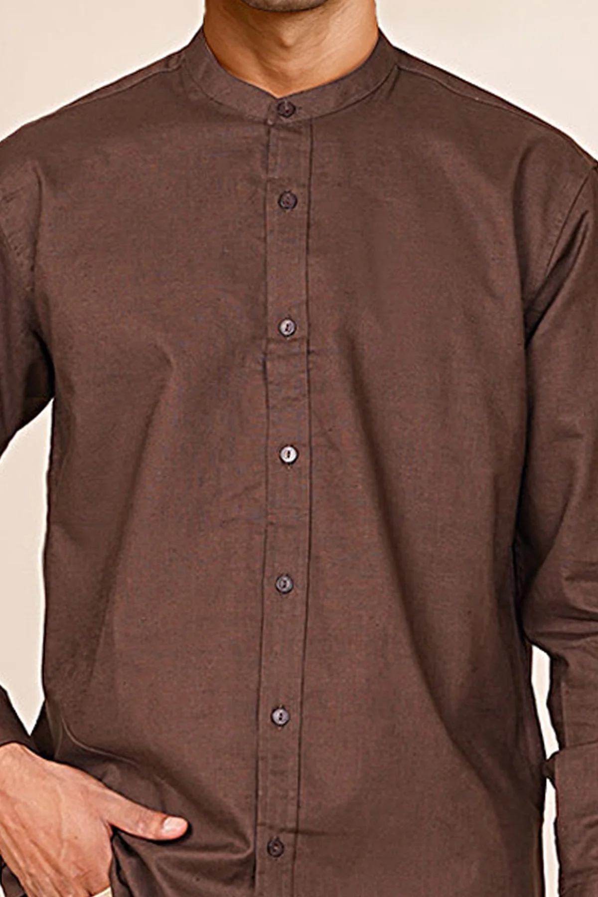 Mandarin Collar Shirt - SWS702B125