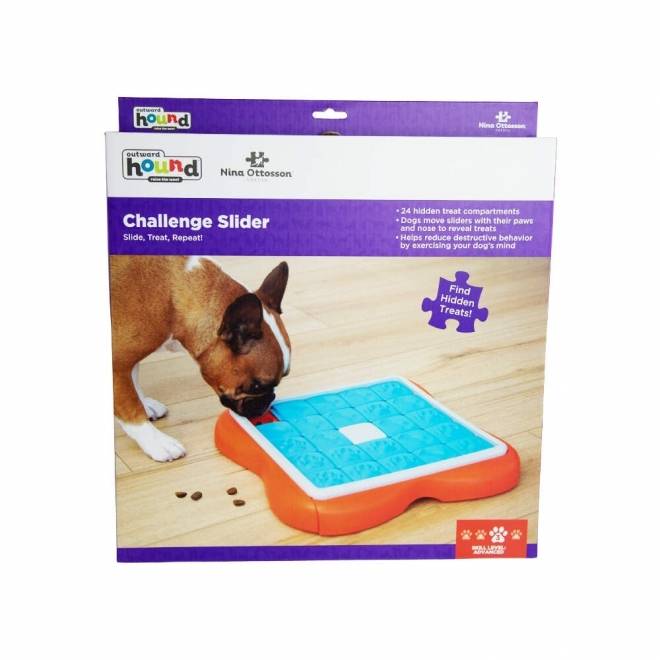 Nina Ottosson Dog Challenge Slider Orange-Turkis