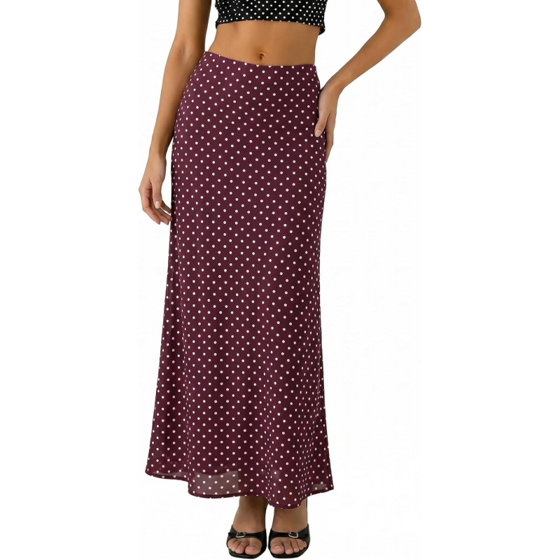 Women's Long Mesh Skirts Elastic