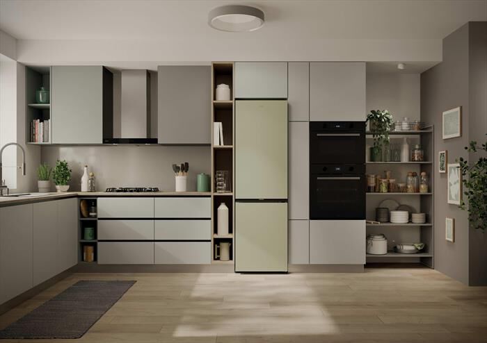 CANDY - Frigorifero combinato CNCQ2T518EC Classe E 279 lt-Crema